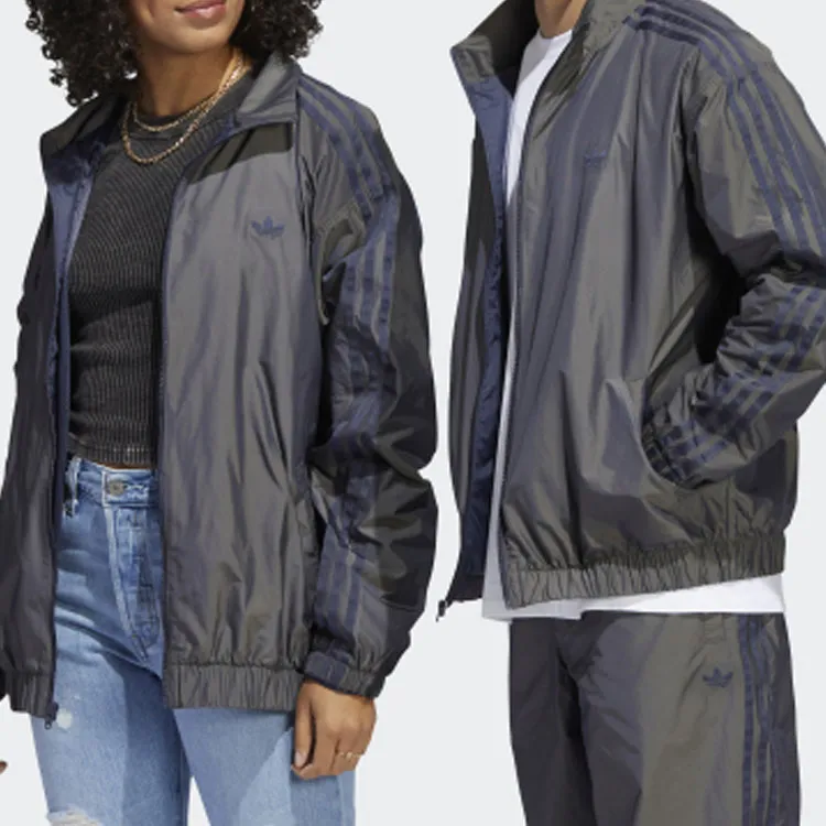 Adidas Originals SKATEBOARDING FIREBIRD Jacket Fall Unisex Dark Gray Navy Blue-5