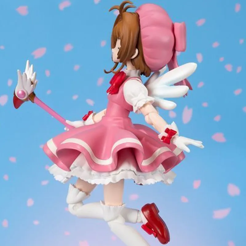 BANDAI Sakura Kinomoto Shf Cardcaptor Sakura Action Figures-6