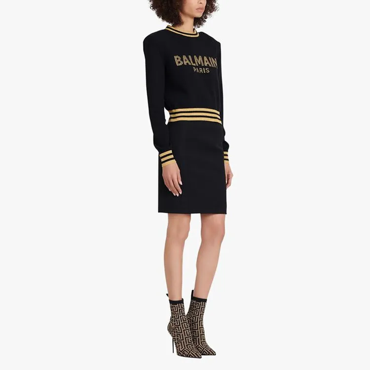BALMAIN SS22 Sweater Women's Black-4