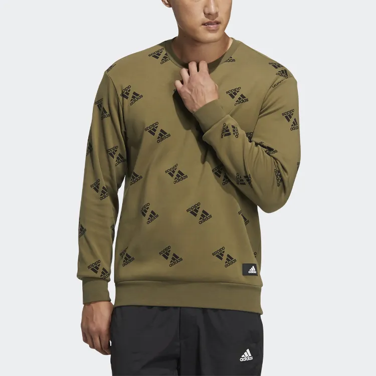 Adidas Sweatshirts Unisex Green-3