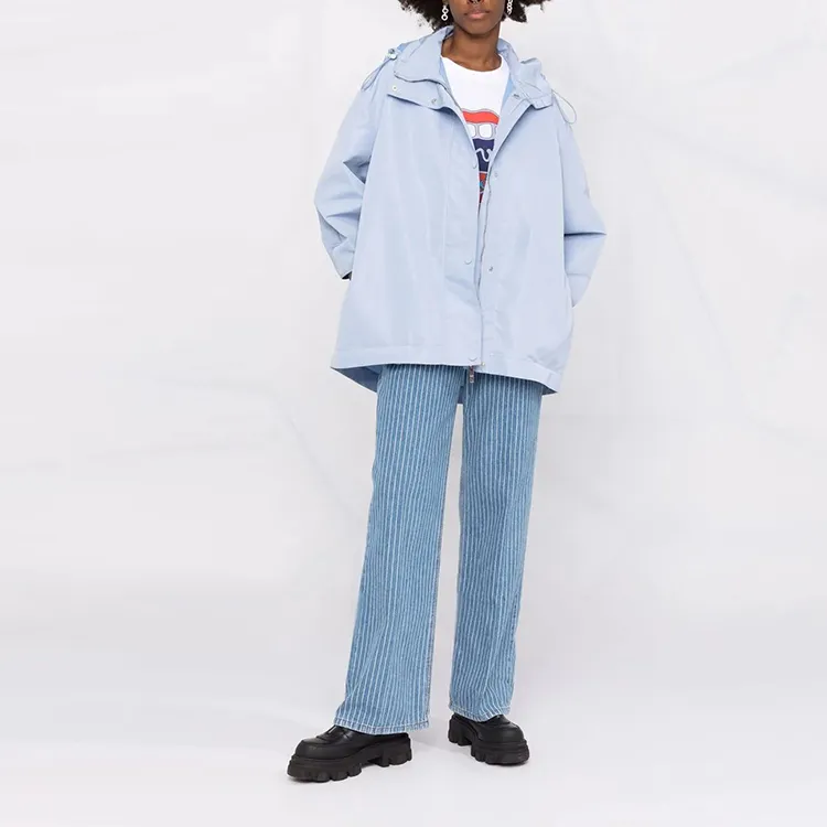 Stella McCartney Drawstring Hooded Belt Jacket-1