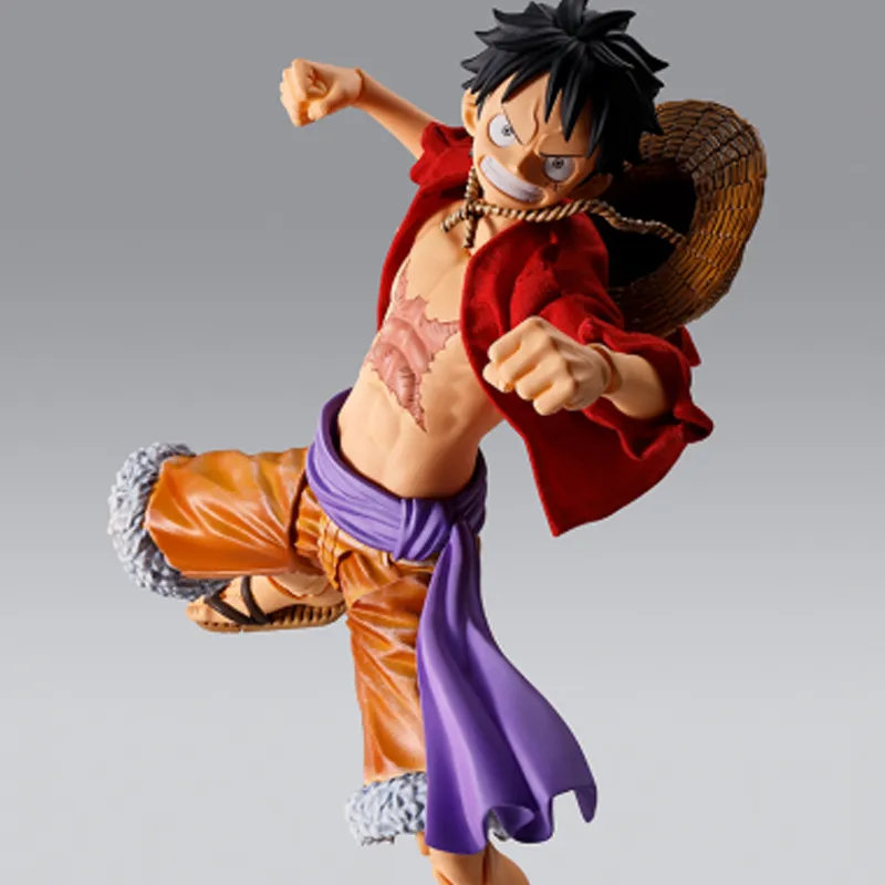 BANDAI Japan One Piece Imagination Works Monkey.D.Luffy Action Figure-6