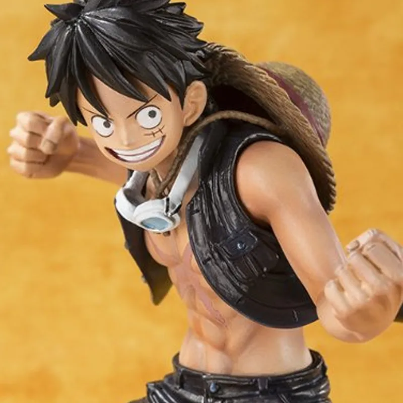 BANDAI Monkey D. Luffy Figuarts Zero One Piece, Luffy One Piece Film Gold Ver Scale Figures-6