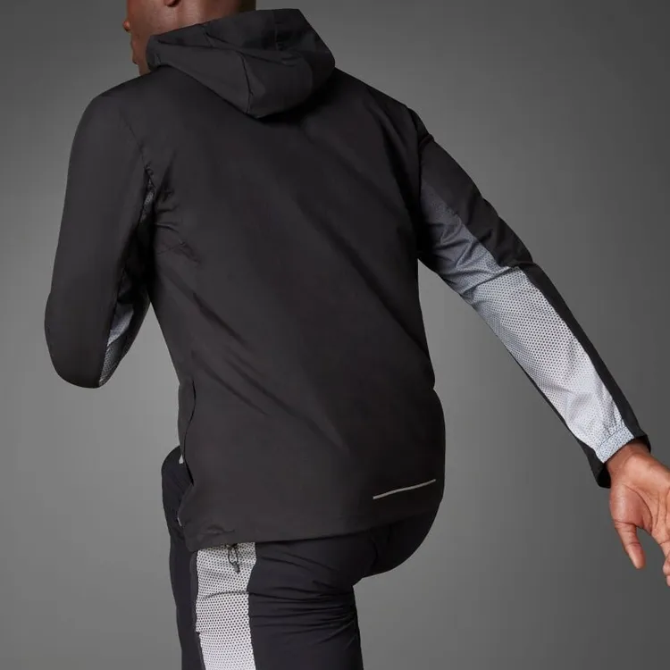 Adidas Own The Run Jacket Japan Version Men's Black-8