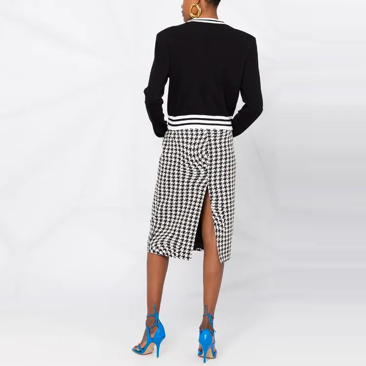 BALMAIN Intarsia knit Logo Jumper-1