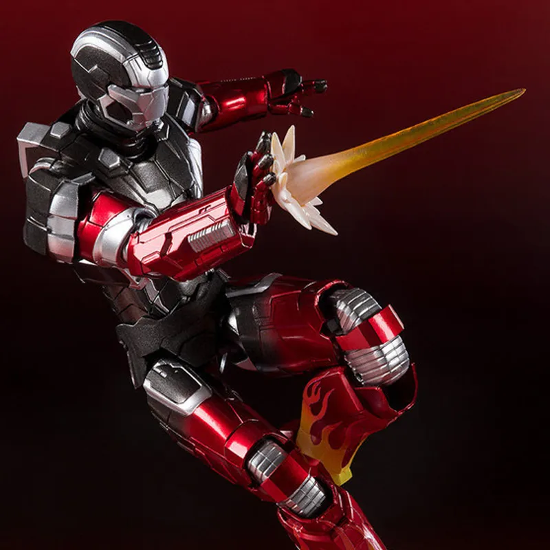 BANDAI Iron Man Bandai SHF 3 MK22 Hot Rod Action Figures 15.5cm-6