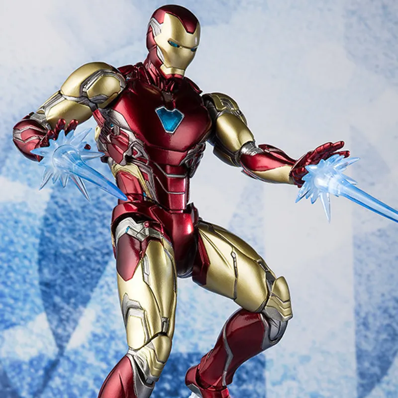BANDAI Iron Man American Collection Shf Movie Avengers 4 Mk85 Action Figures-6