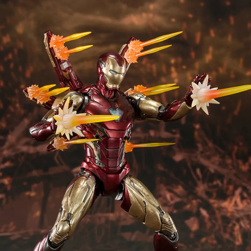 BANDAI Iron Man SHF Avengers 4 Endgame MK85 Ultimate Battle Edition Action Figures-6