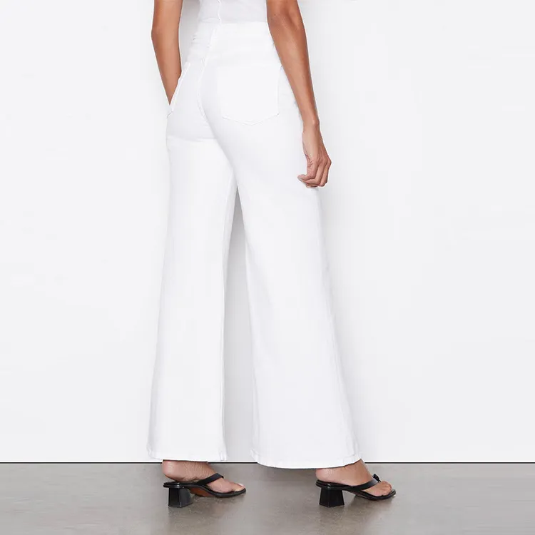 FRAME Le Palazzo High Rise Flared Jeans-4