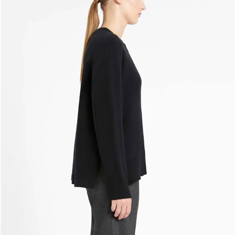 'S MAX MARA Loose Fit Knitwear Women's Black-4