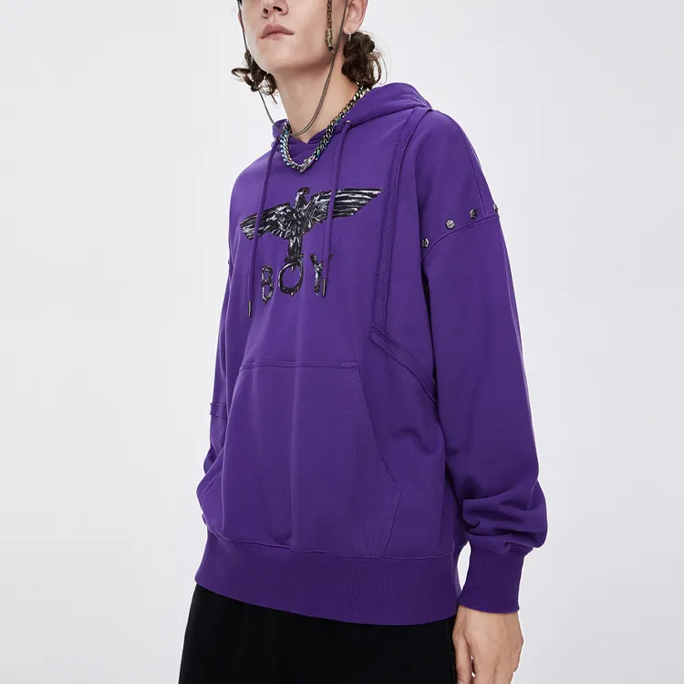 Boy London Sweatshirts Unisex Purple-7