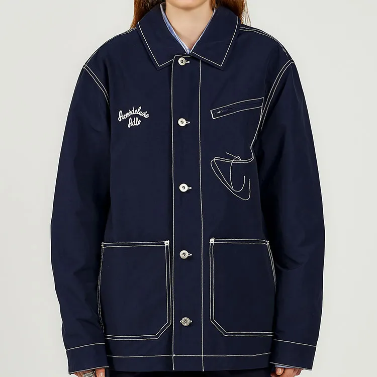Acme De La Vie/ADLV SS22 Denim Jacket Unisex Navy-8