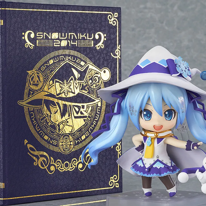 GSC Hatsune Miku No. 380 Snow Hatsune Miku Magical Snow Ver. Nendoroid Chibi Figures 10cm-7