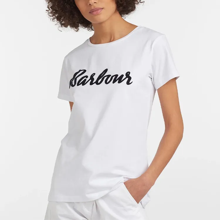 BARBOUR T Shirts Women's White-2