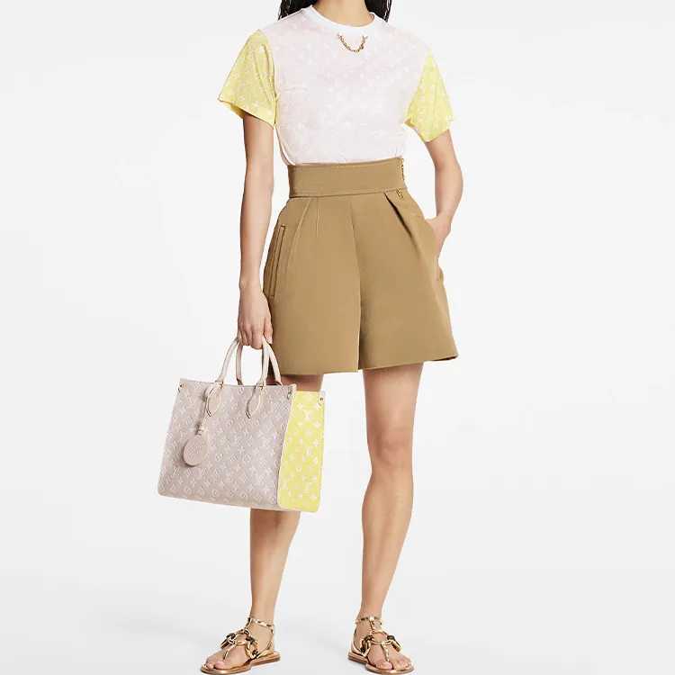 LOUIS VUITTON Onthego Mm Rose Beige-5