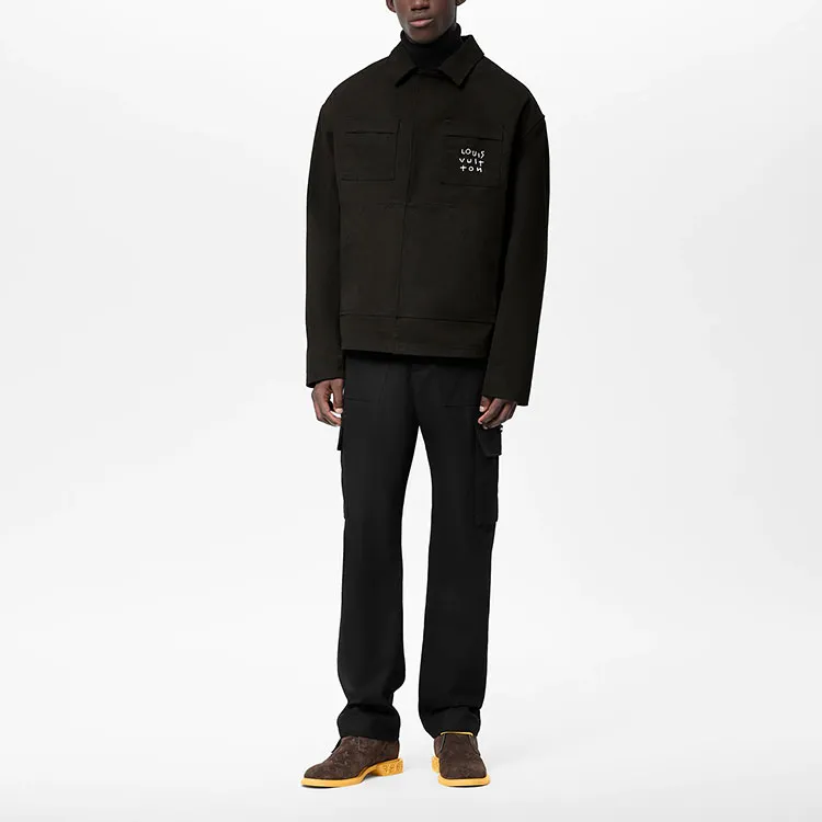 LOUIS VUITTON Shirt Men's Black-1
