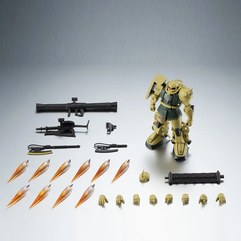 BANDAI ROBOT Spirits Limited Edition Mobile Suit Gundam MSV High Mobility Type Zaku Initial Version Assembled Models-7