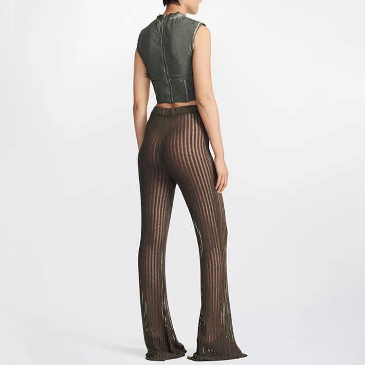 DION LEE Space Dye Cropped Corset-4