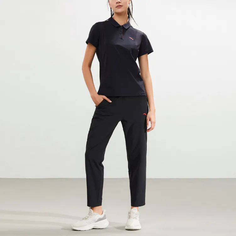 ANTA Variety Training Collection Polo Shirts Women's Legend Blue-2
