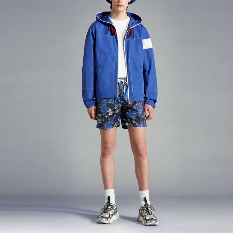 Moncler SS22 Casual Shorts Men Blue-1