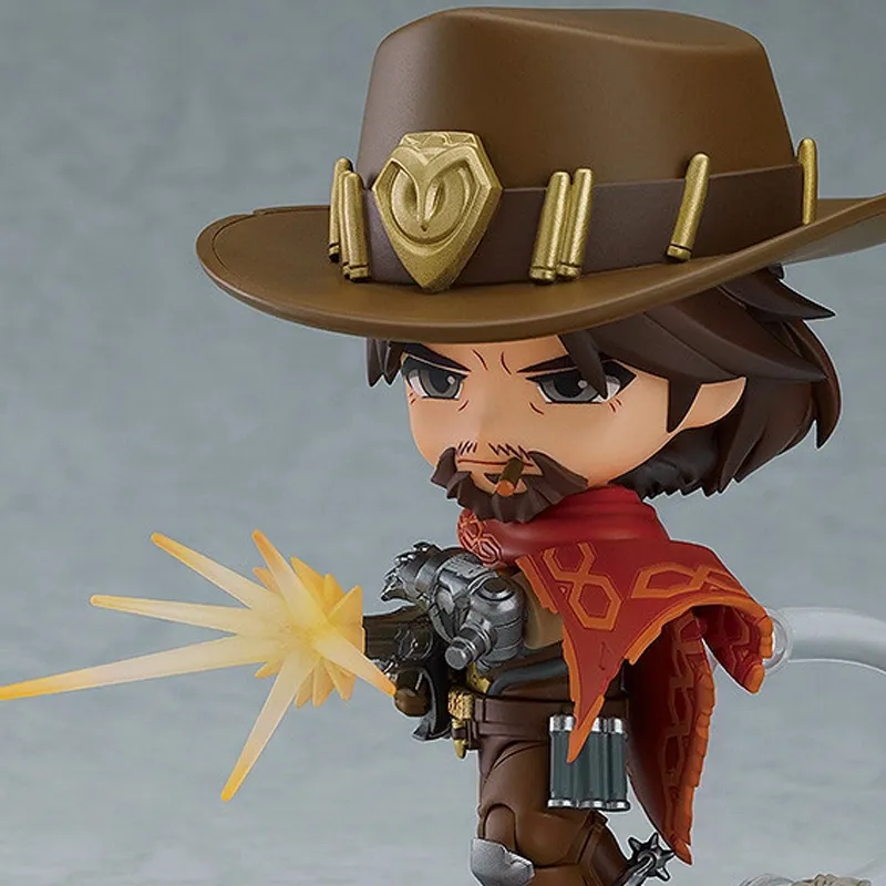 GSC Cassidy/McCree Nendoroid No. 1030 Overwatch McCree Classic Game Skin Chibi Figures 10cm-6
