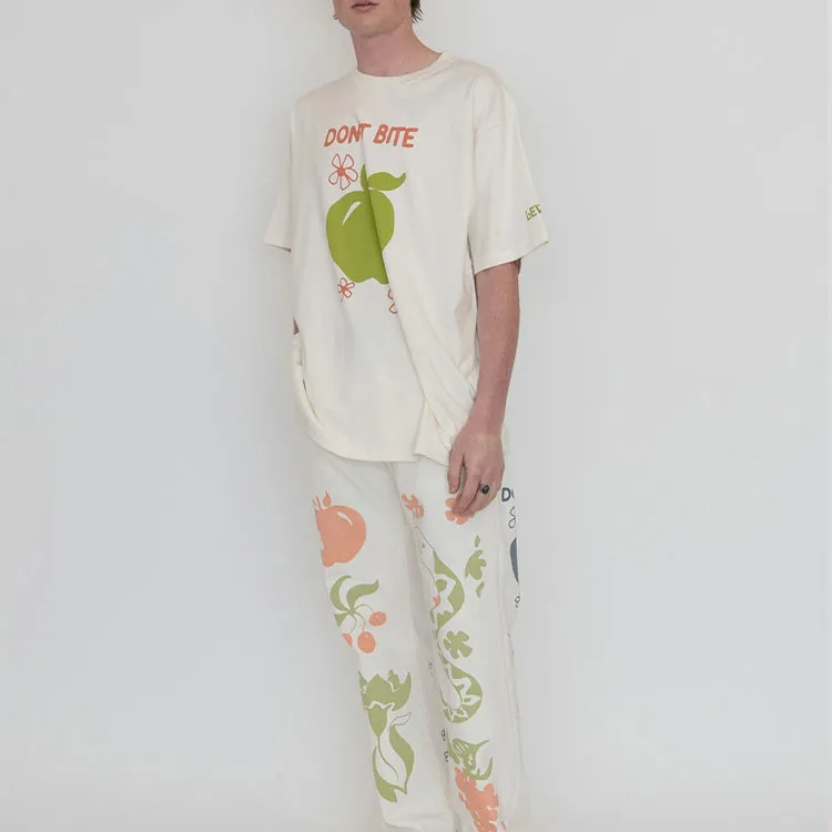 Levis T Shirts Unisex White-4