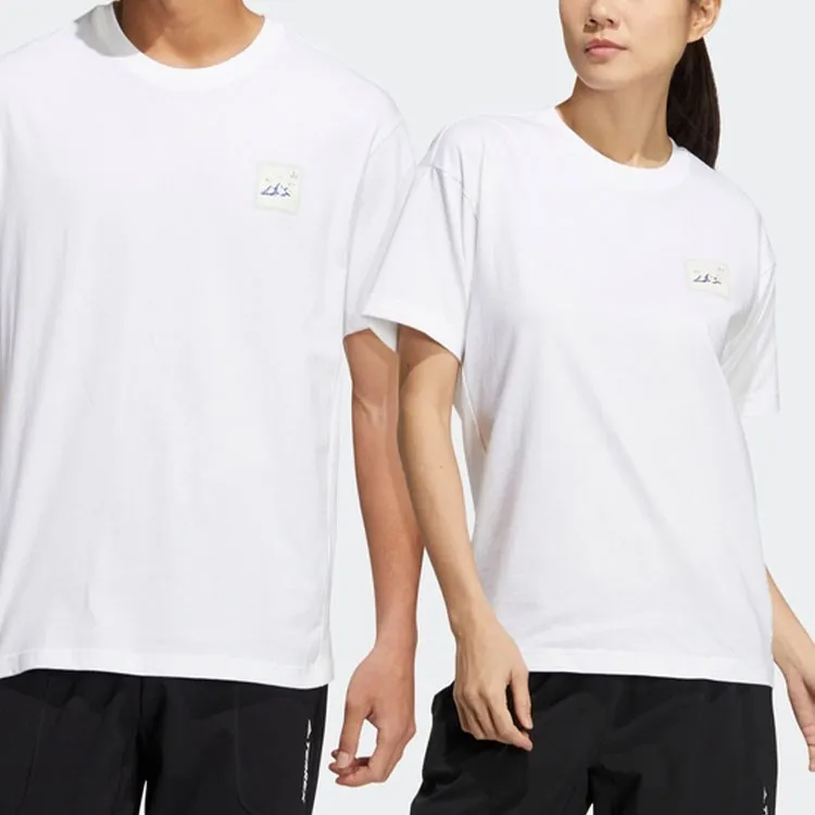 Adidas Raglan Sleeve T-Shirt Unisex White-1