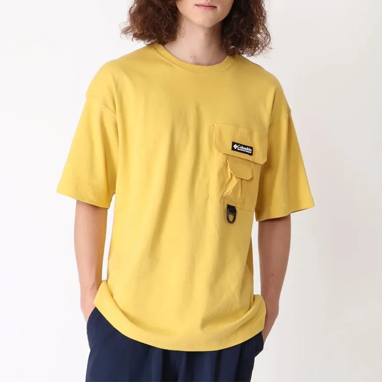 Columbia T Shirts Men Yellow-3