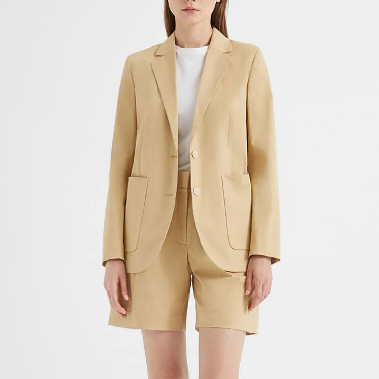 THEORY Business Suits Women's Beige Yellow-3