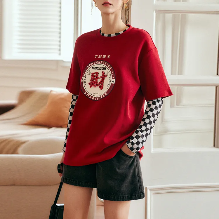 Olrain T Shirts Women's-0