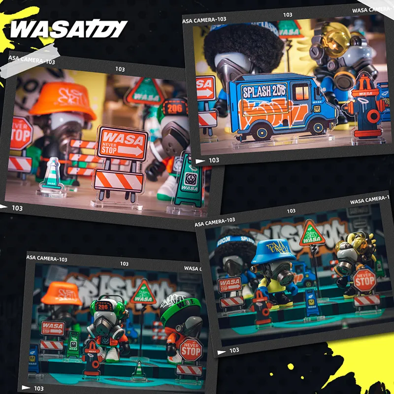 WAZZUPfamily WASA Storage Box, Graffiti Street Model Accessories-2