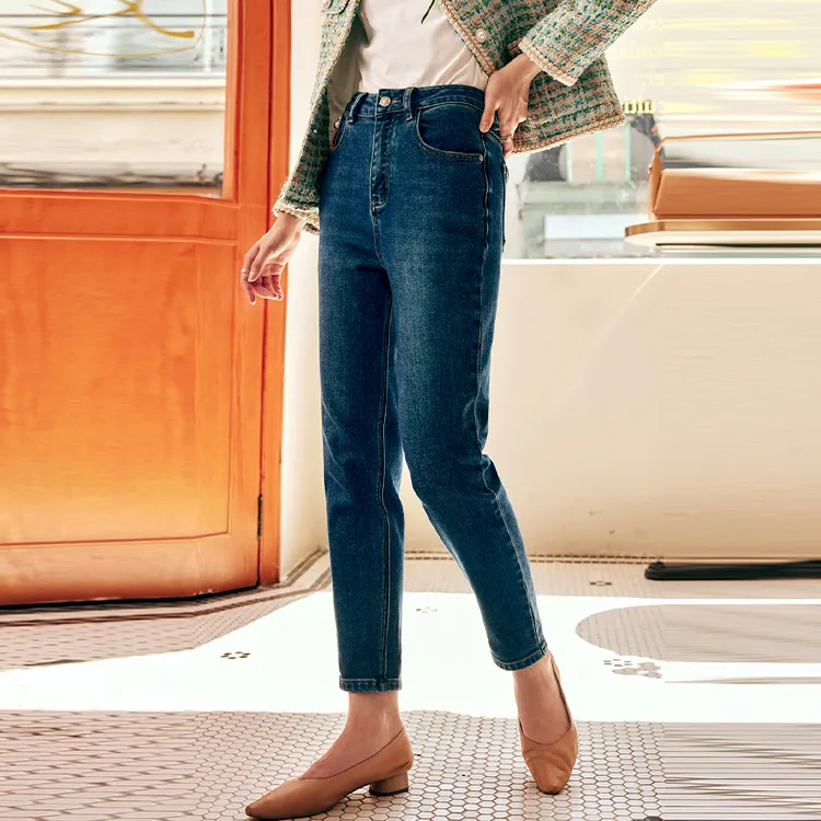 Olrain Jeans Women's Denim Blue-3