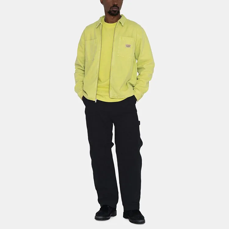 Stussy Washed Canvas Zip Shirt-7