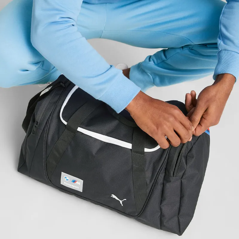 PUMA BMW M Motorsport Polyester Suitcase Handbag Shoulder Bag Crossbody Bag Travel Bag Regular Unisex Black-2