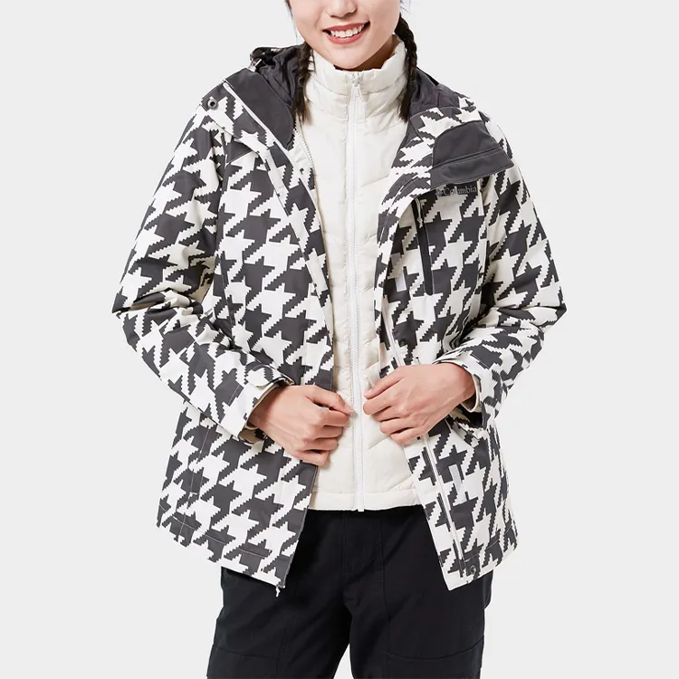 Columbia Windbreaker Jackets Women's Black/White-5