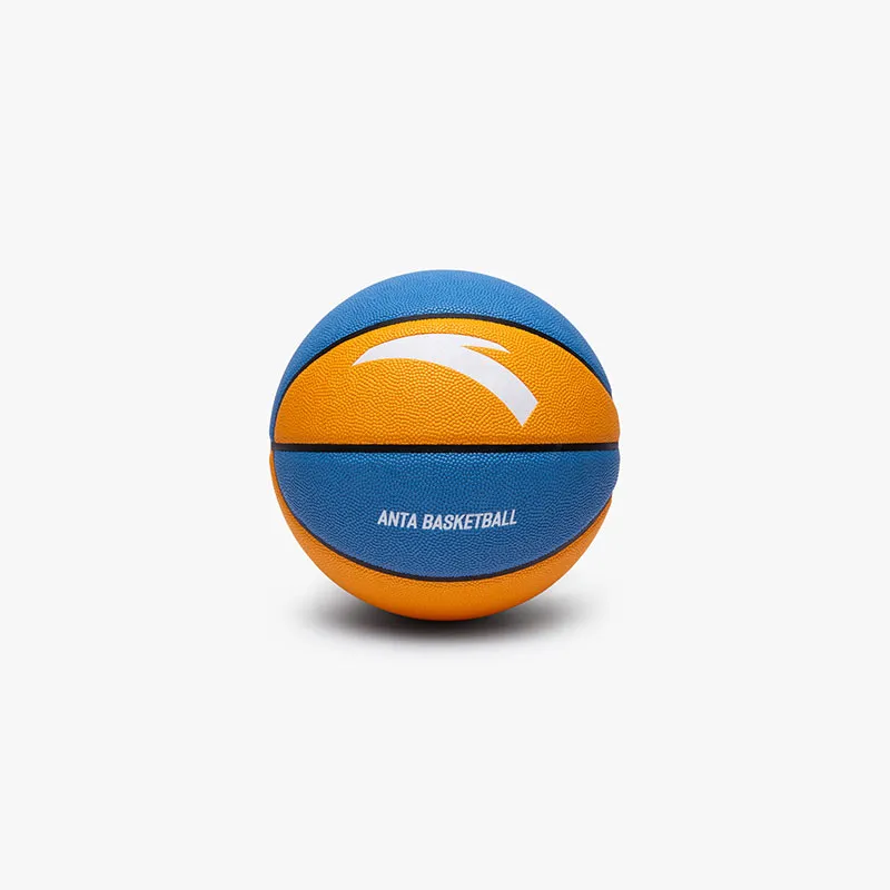 Anta PU Basketball Yellow Blue Size 5 Size 6 Size 7 Training Unisex-3