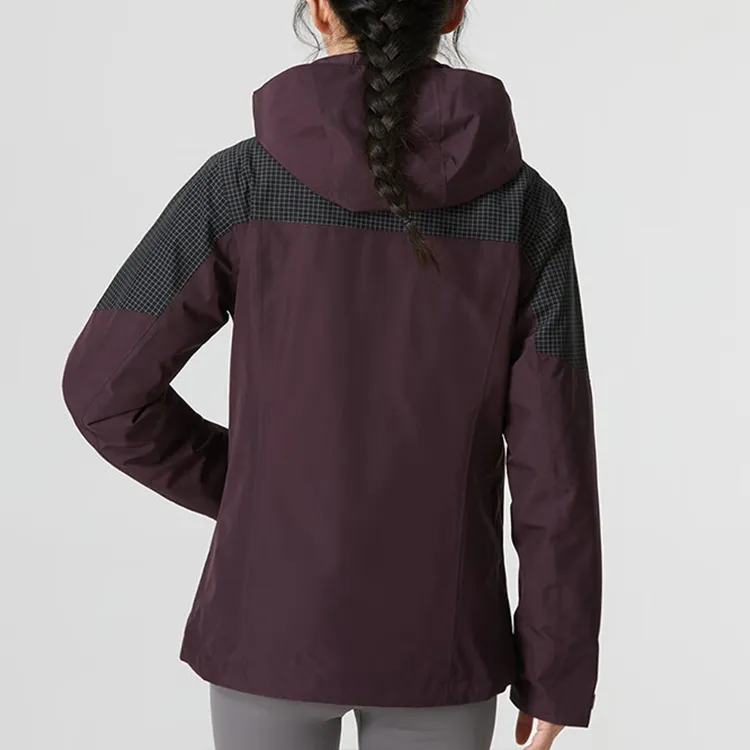 Jack Wolfskin Outdoor Hiking Waterproof Windbreaker Jacket Women's-7