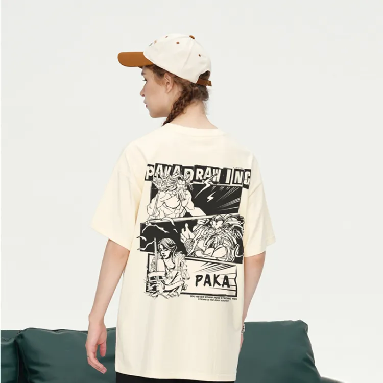 Vans Spiraling Mehrfarbiges T-Shirt-Kleid mit Batikmuster