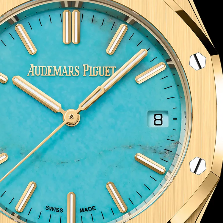 AUDEMARS PIGUET ROYAL OAK Collection Automatic Mechanical Movement Women's Watch Watch 37mm Green Dial-2