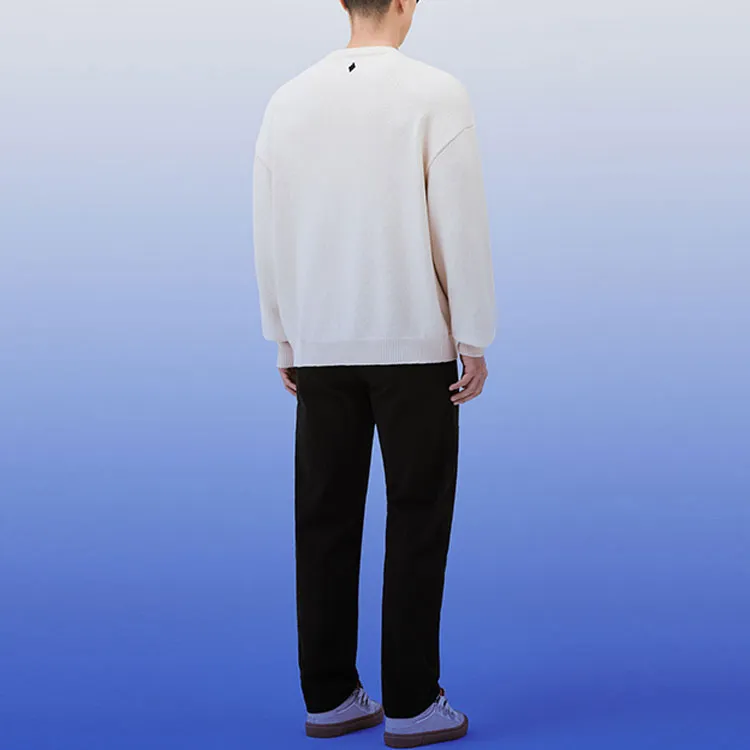 Marcelo Burlon Feather Printed Crewneck Sweater-3
