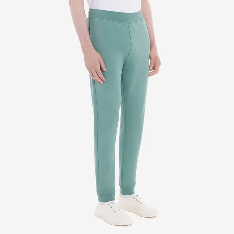 Maison Kitsune Knitted Sweatpants Men Asphalt Gray-4