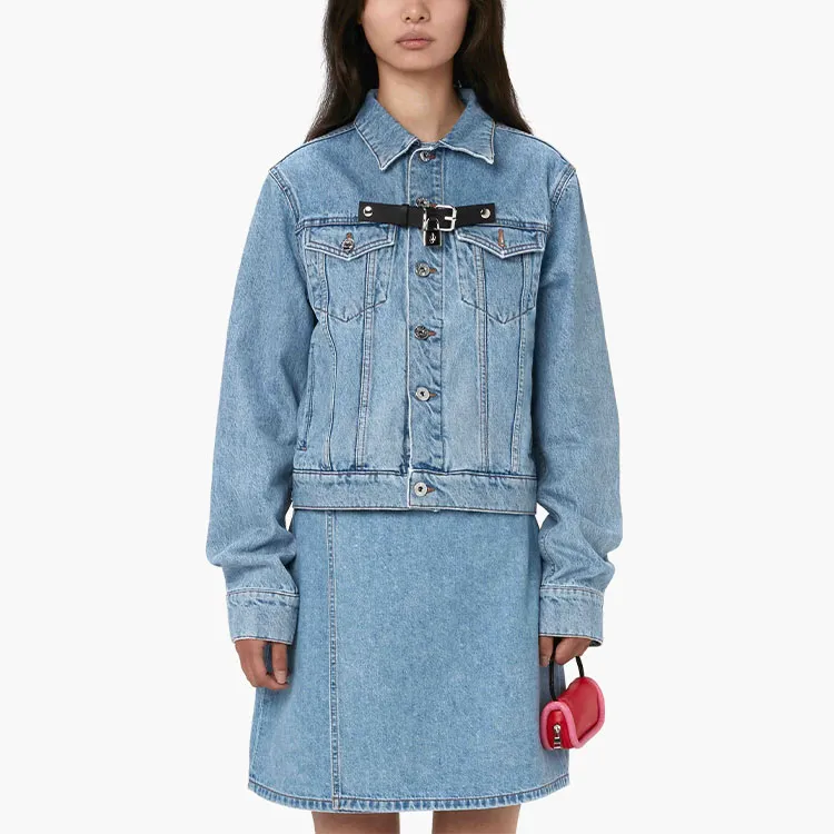 JW Anderson Padlock Strap Trucker Jacket-3