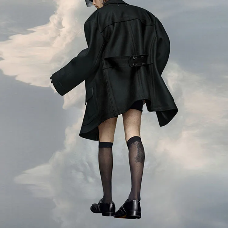 Maison Margiela Oversized Caban Button Up Coat-1