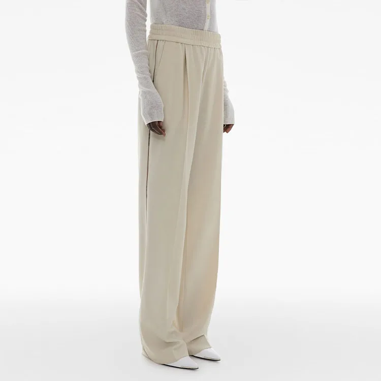 Helmut Lang High Waisted Flared Pants-4