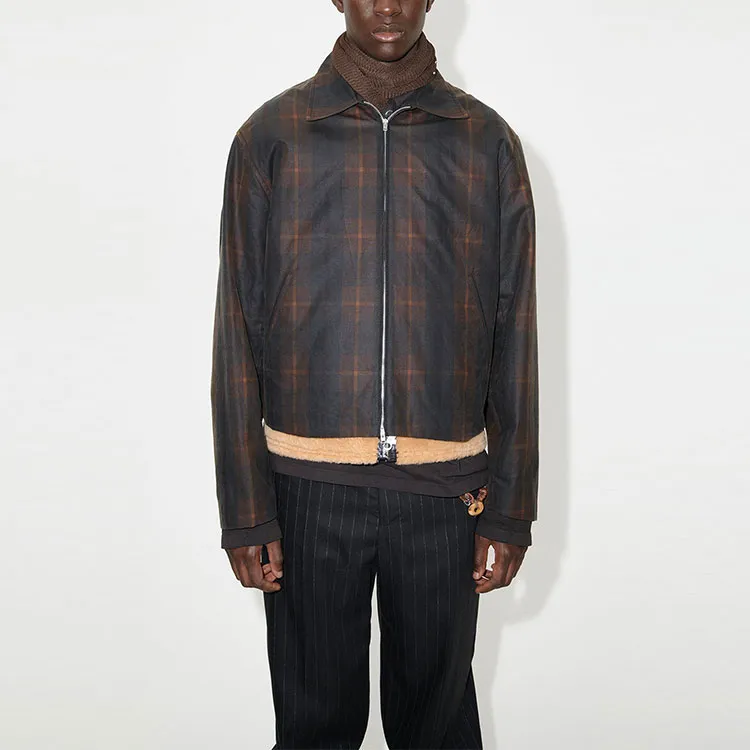 OUR LEGACY Check-print Cotton Shirt Jacket-3
