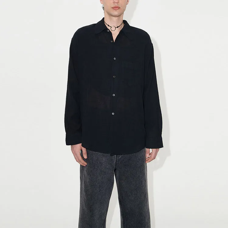 OUR LEGACY Long sleeve Cotton Shirt-3