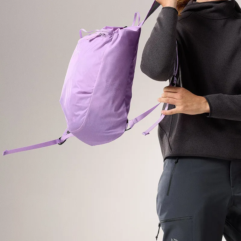 Arcteryx PU With Silicone Backpack Unisex Light Purple-3