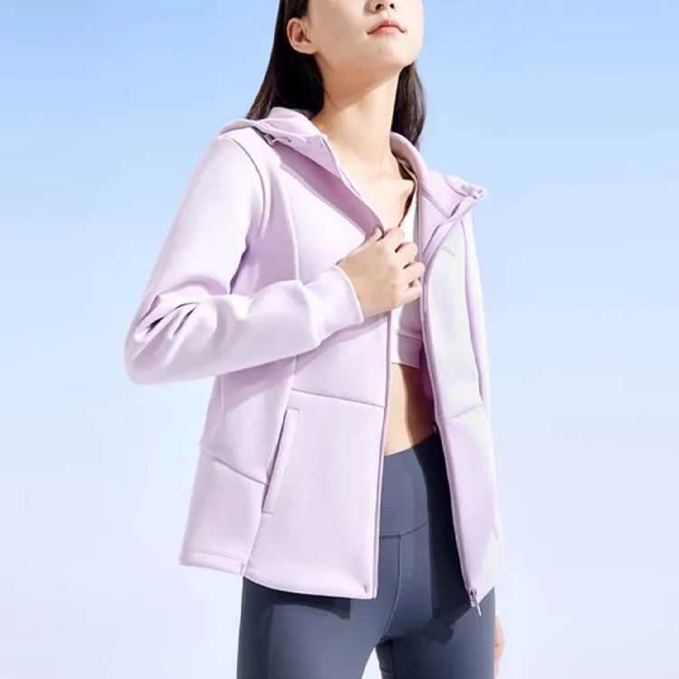 ANTA Variety Training Collection Jackets Women's Wisteria Flower Purple-3