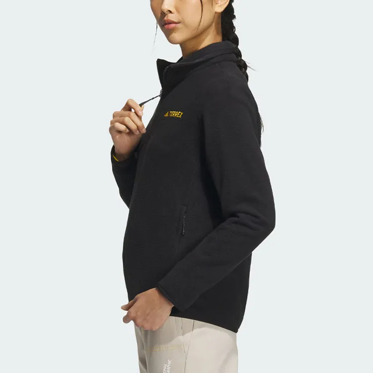 Adidas x National Geographic Waterproof And Windproof Windbreaker Jacket Women's Cyan-2