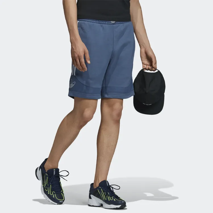 Adidas Originals Ts Trf Casual Shorts Men Blue-4